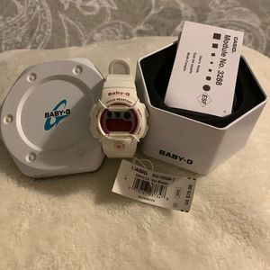 NWT baby g watch white womens